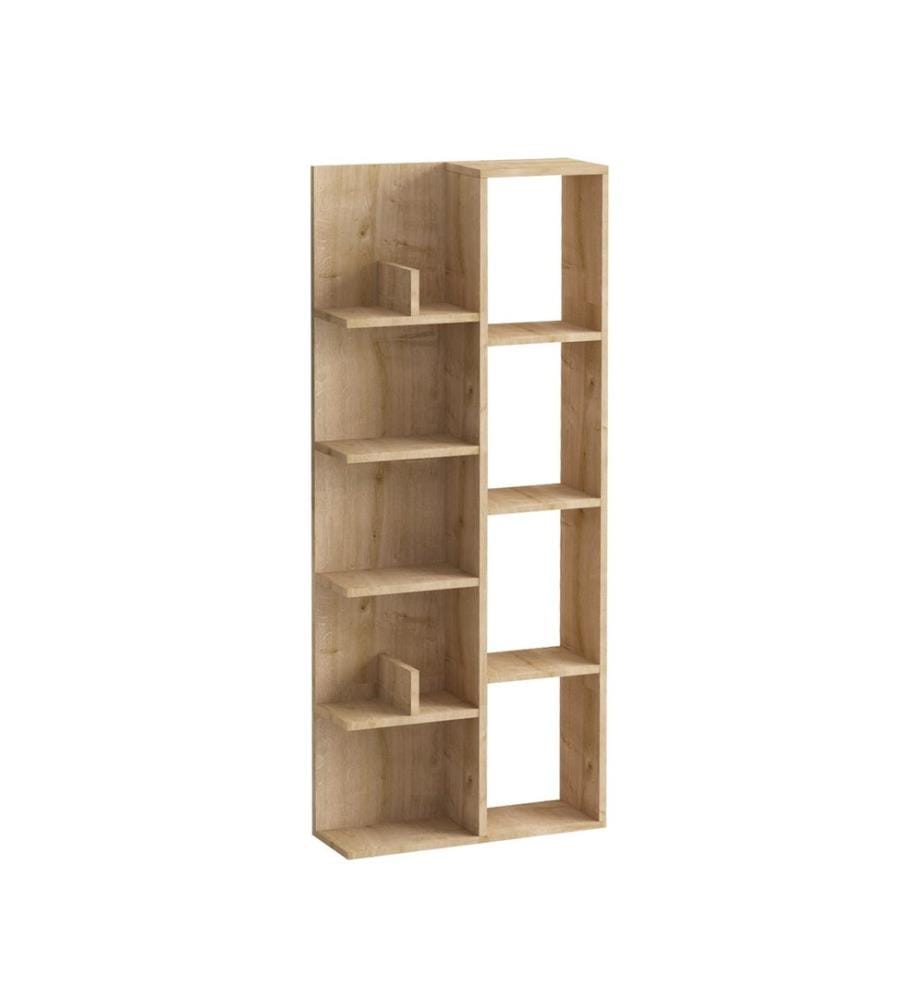 Bücherregal, Eiche, Melaminbeschichtete Partikelscheibe