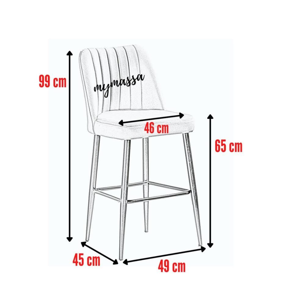 Ensemble de tabourets de bar, 4 pièces, jaune, noir, panneau de particules mélaminé, tissu : Polyester