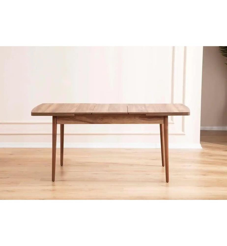 Ensemble table et chaises de salle à manger extensible, 7 pièces, anthracite, structure : 70% CHARME / 30% AGGLOMÉRÉ MÉLAMINÉ
