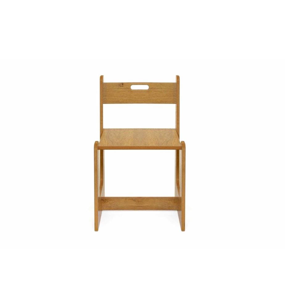 Kinderstuhl, 100 % MDF, Natur