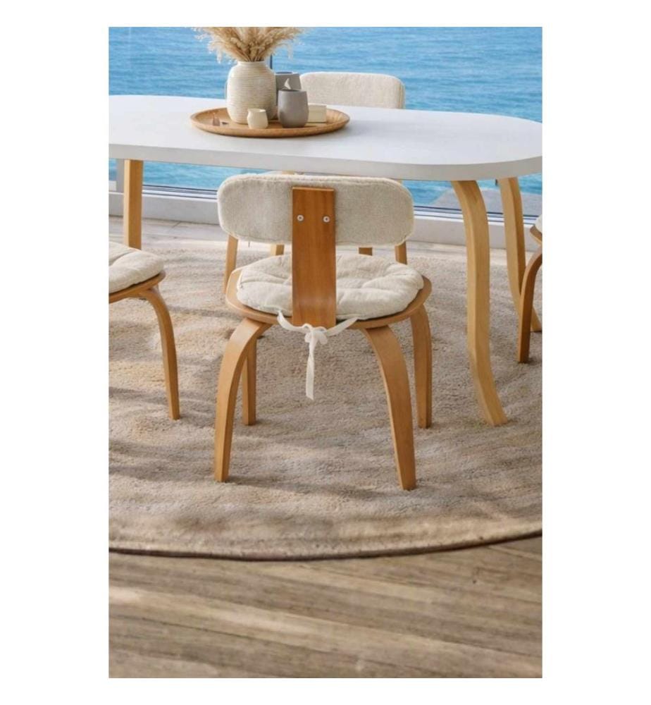 Stuhl, 100 % laminiertes Buchenholz, Natur
