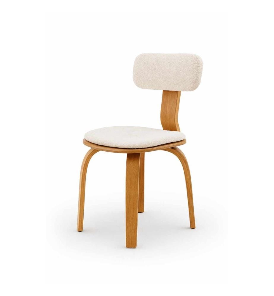 Stuhl, 100 % laminiertes Buchenholz, Natur