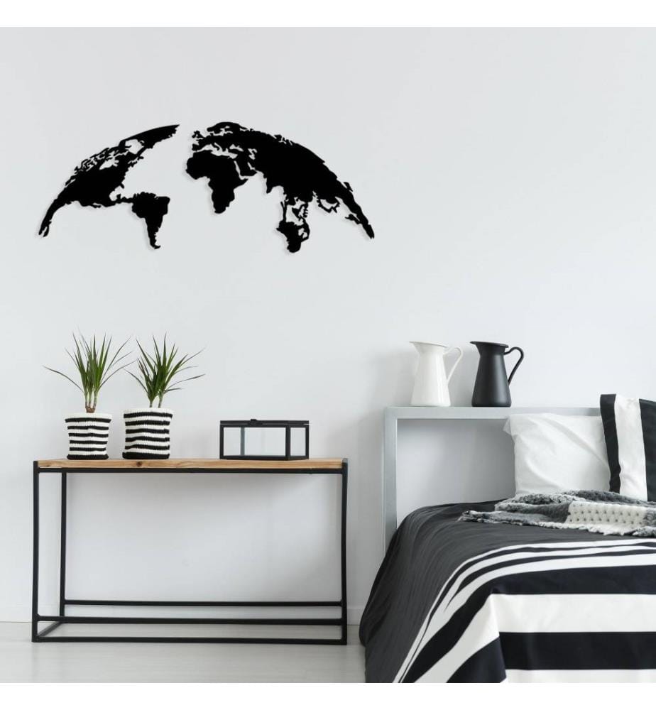 Decorative Metal Wall Accessory, Black, Metal