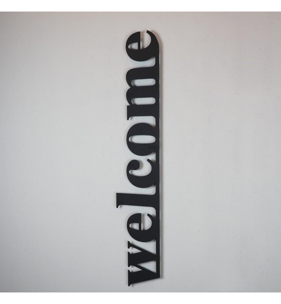 Decorative Metal Wall Accessory, Black, Steel