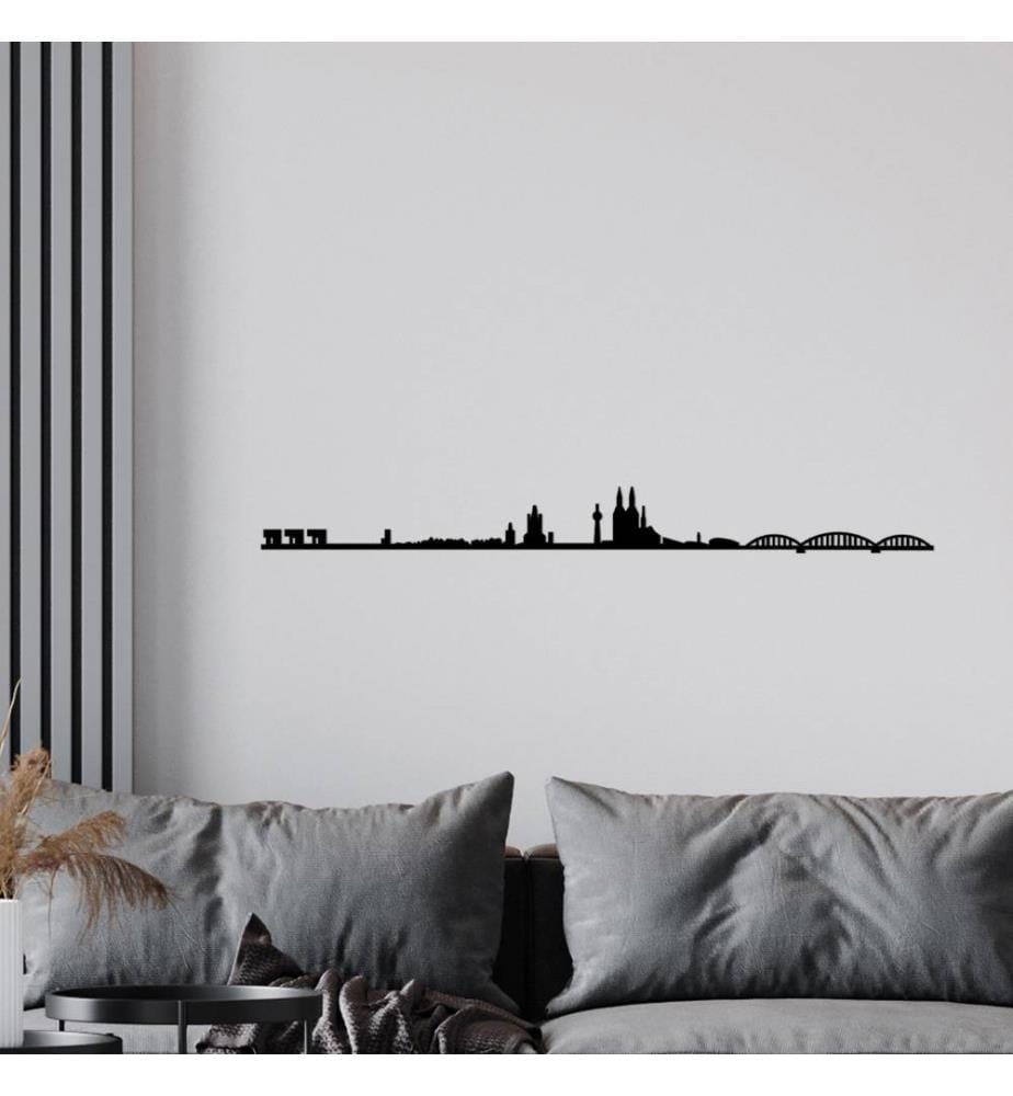 Decorative Metal Wall Accessory, Black, Metal