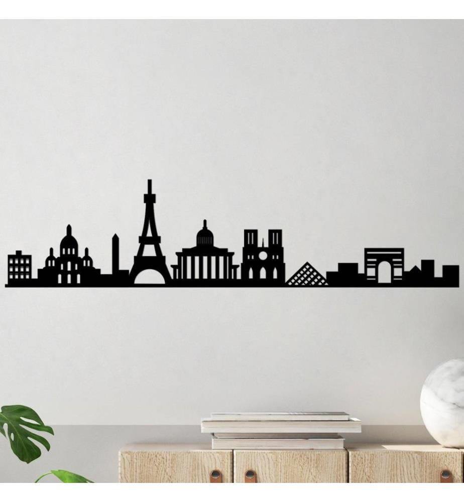 Decorative Metal Wall Accessory, Black, Metal