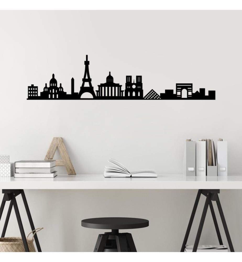 Decorative Metal Wall Accessory, Black, Metal