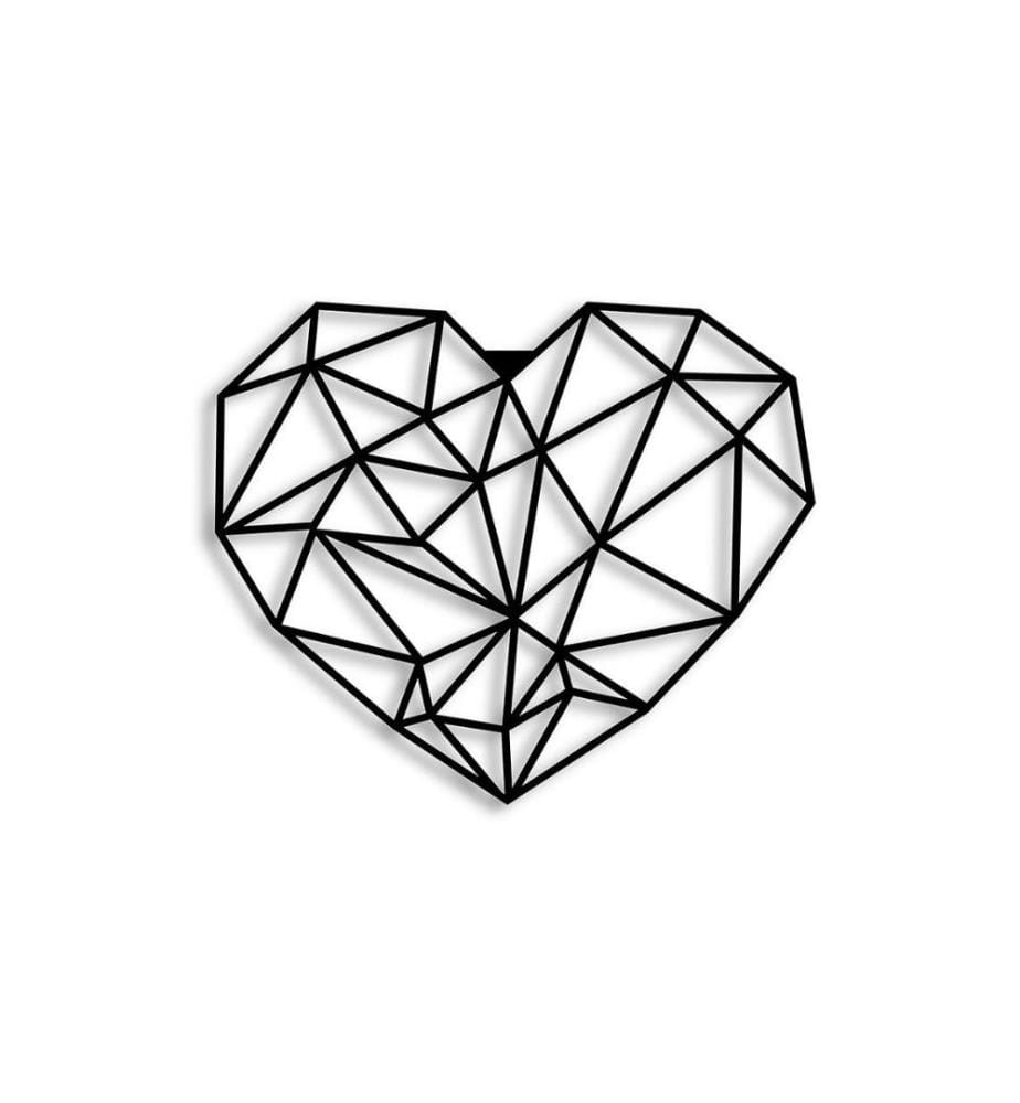 Decorative Metal Wall Accessory, Black, Metal