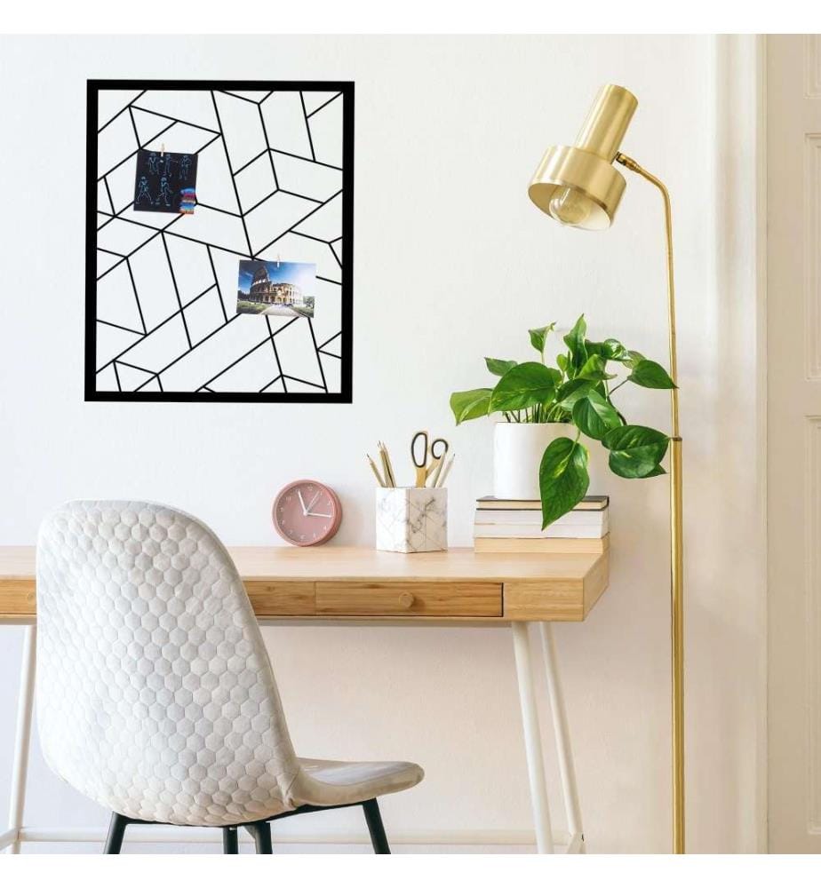 Decorative Metal Wall Accessory, Black, Metal