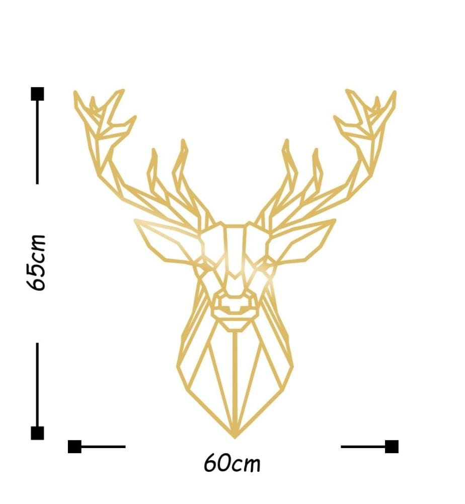 Decorative Metal Wall Accessory, Gold, Metal