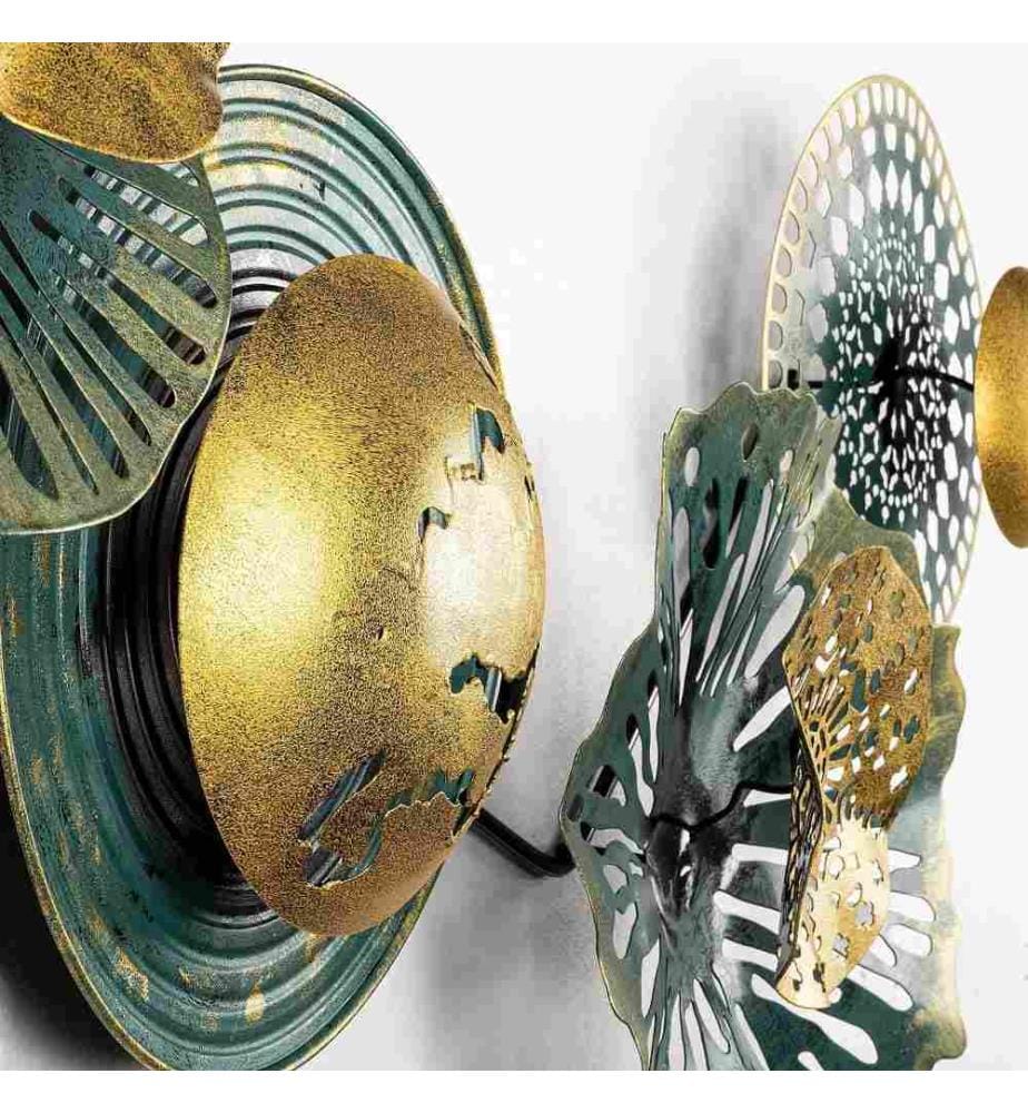 Decorative Metal Wall Accessory, Multicolor, Metal