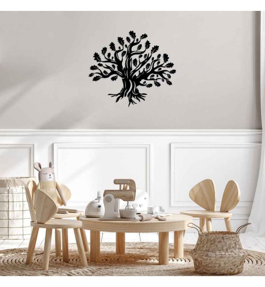 Decorative Metal Wall Accessory, Black, Metal