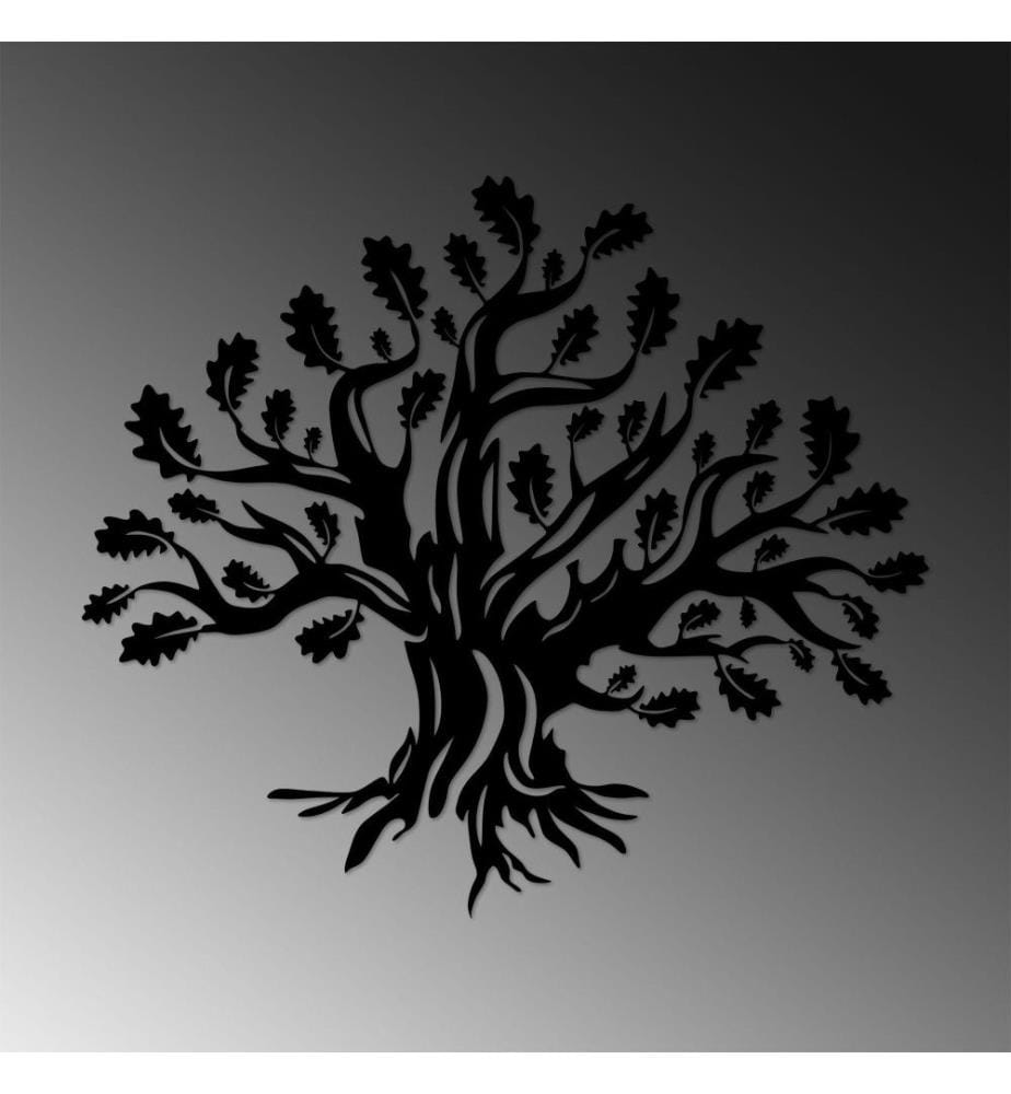 Decorative Metal Wall Accessory, Black, Metal