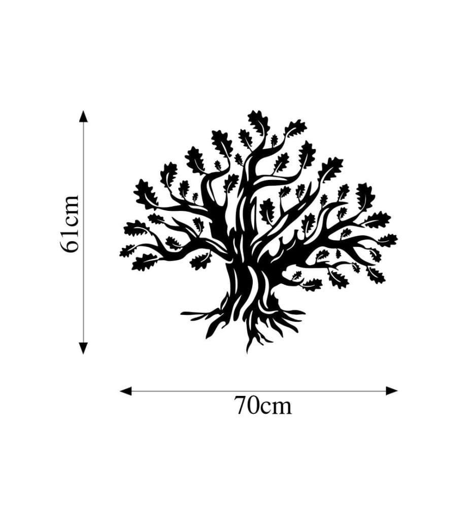 Decorative Metal Wall Accessory, Black, Metal