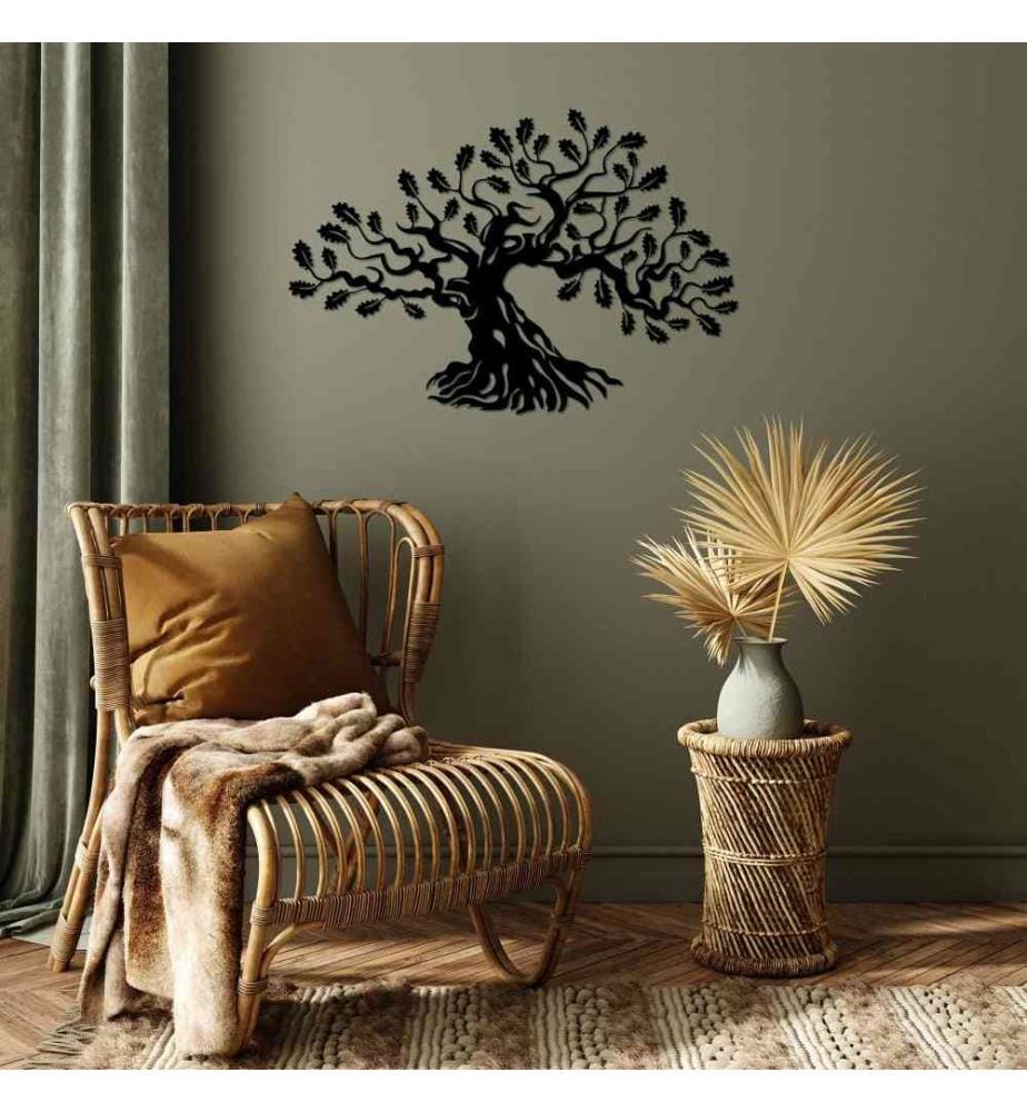 Decorative Metal Wall Accessory, Black, Metal