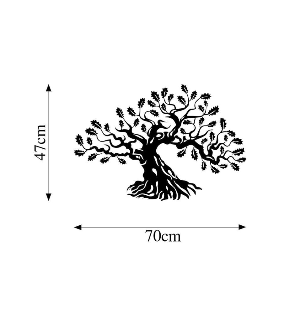 Decorative Metal Wall Accessory, Black, Metal