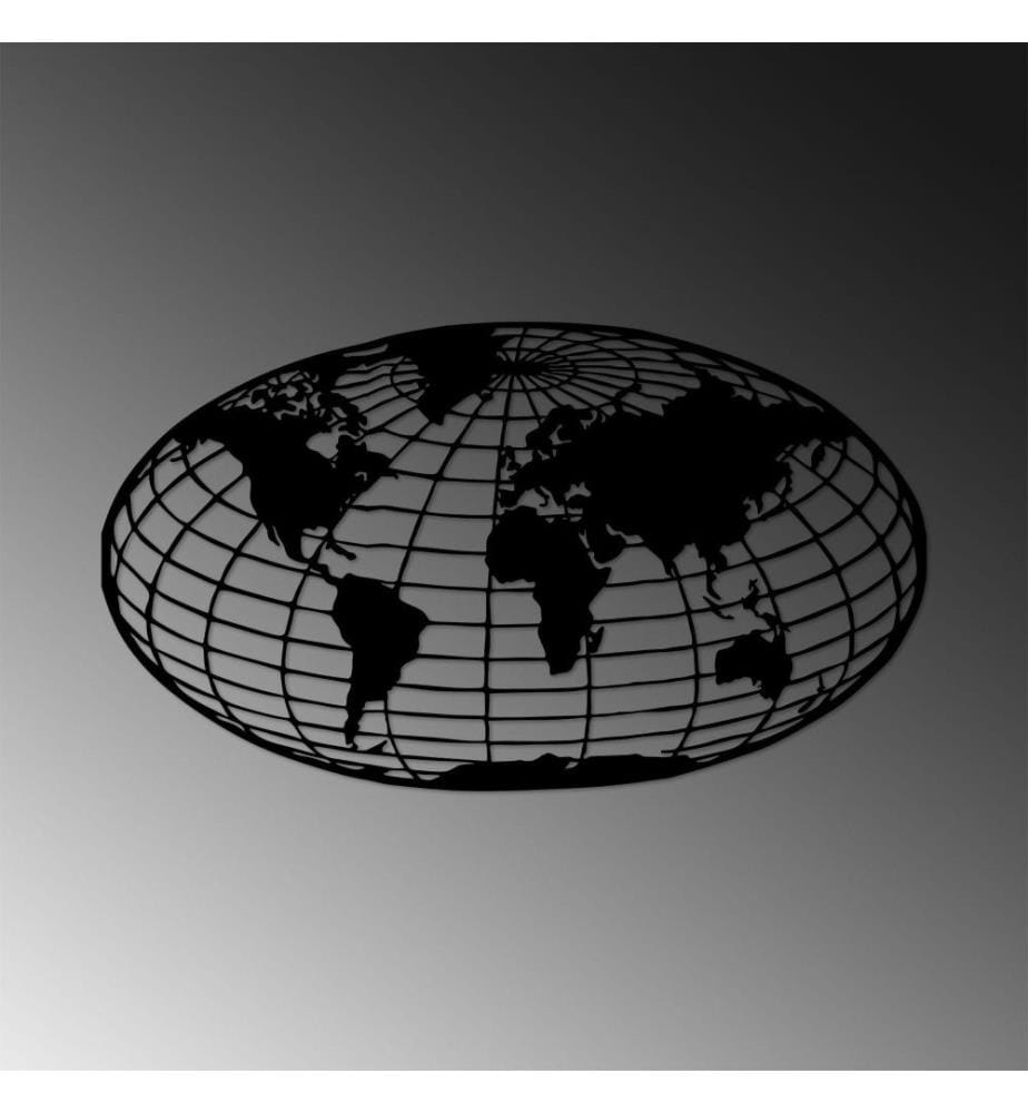 Decorative Metal Wall Accessory, Black, Metal