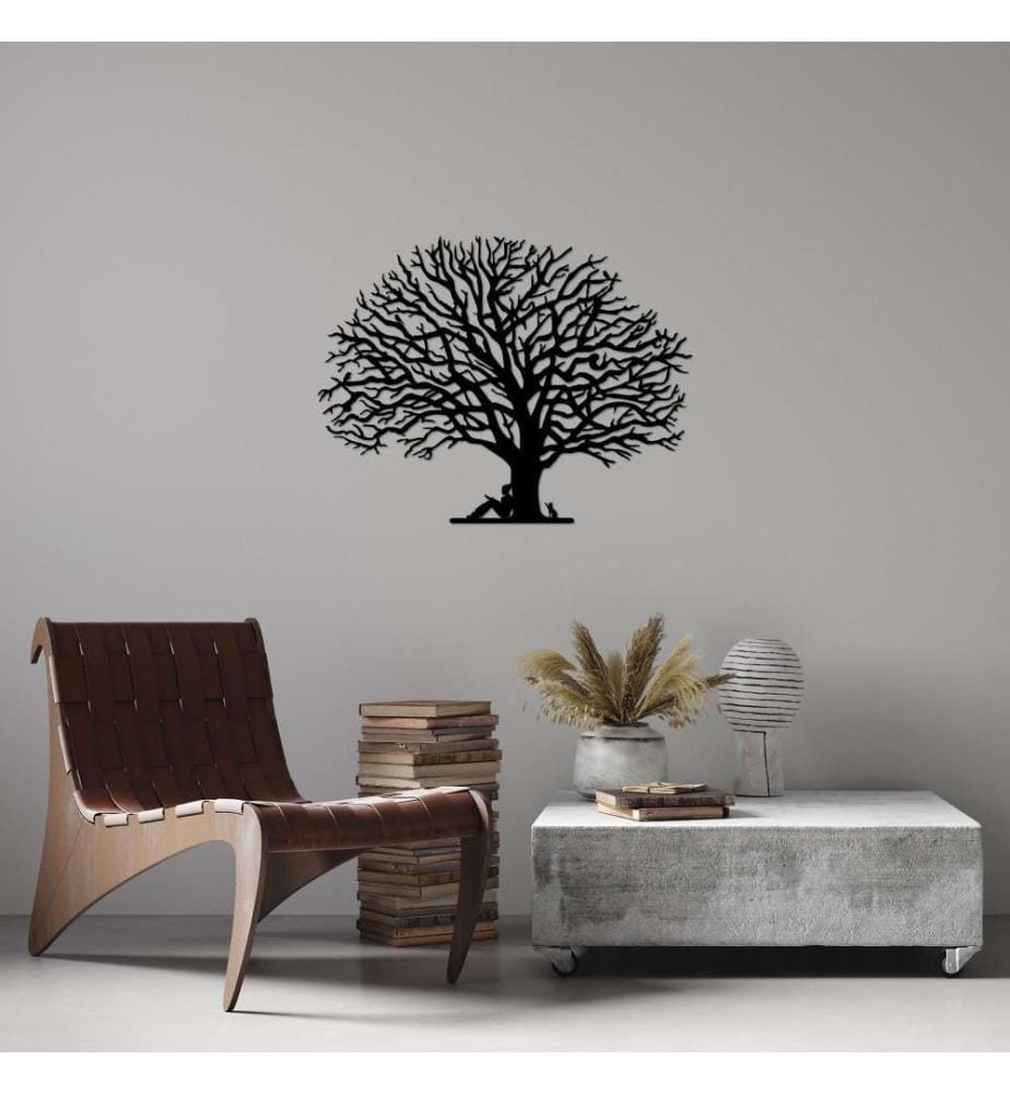 Decorative Metal Wall Accessory, Black, Metal