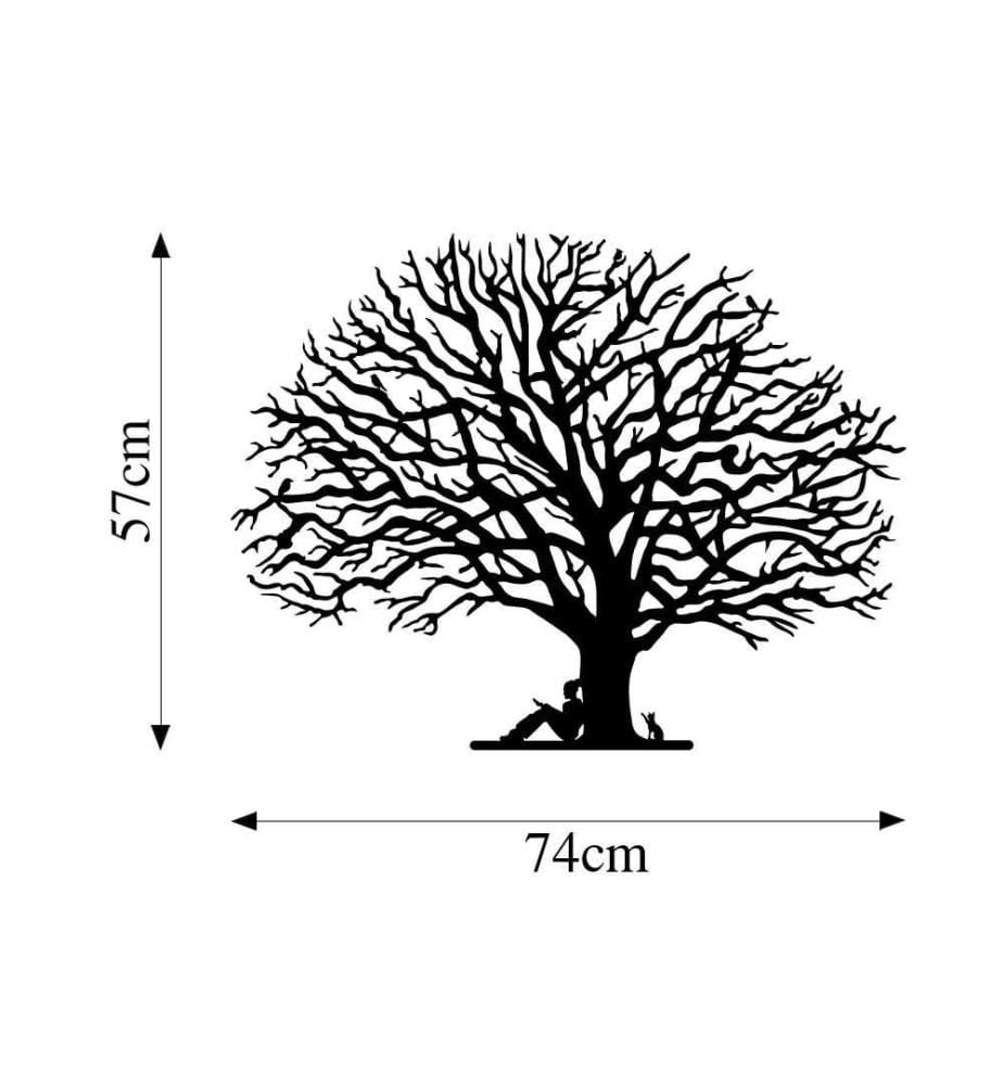 Decorative Metal Wall Accessory, Black, Metal