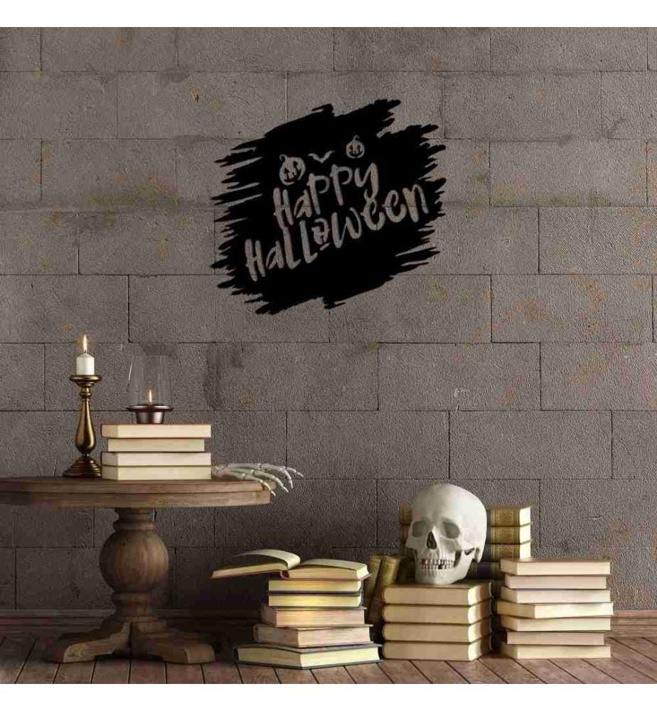 Decorative Metal Wall Accessory, Black, Metal