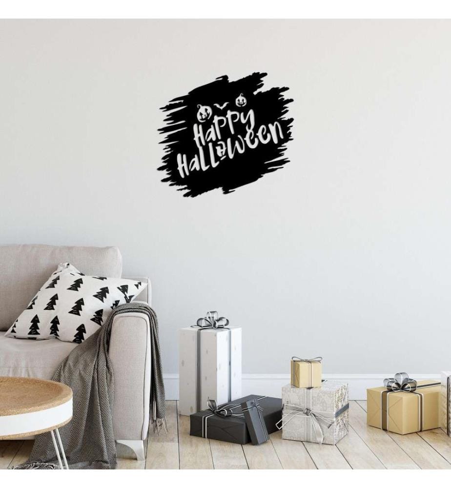 Decorative Metal Wall Accessory, Black, Metal