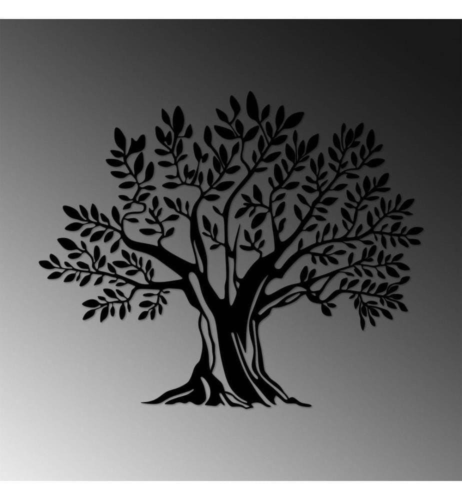 Decorative Metal Wall Accessory, Black, Metal