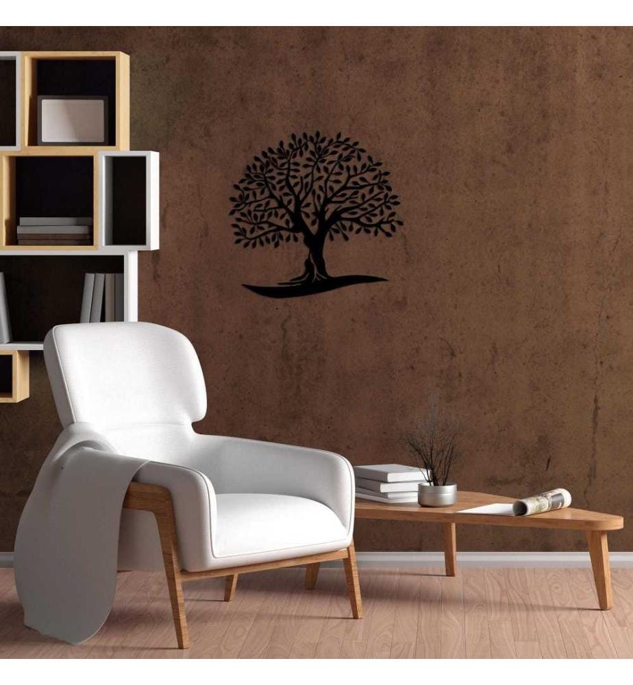Decorative Metal Wall Accessory, Black, Metal