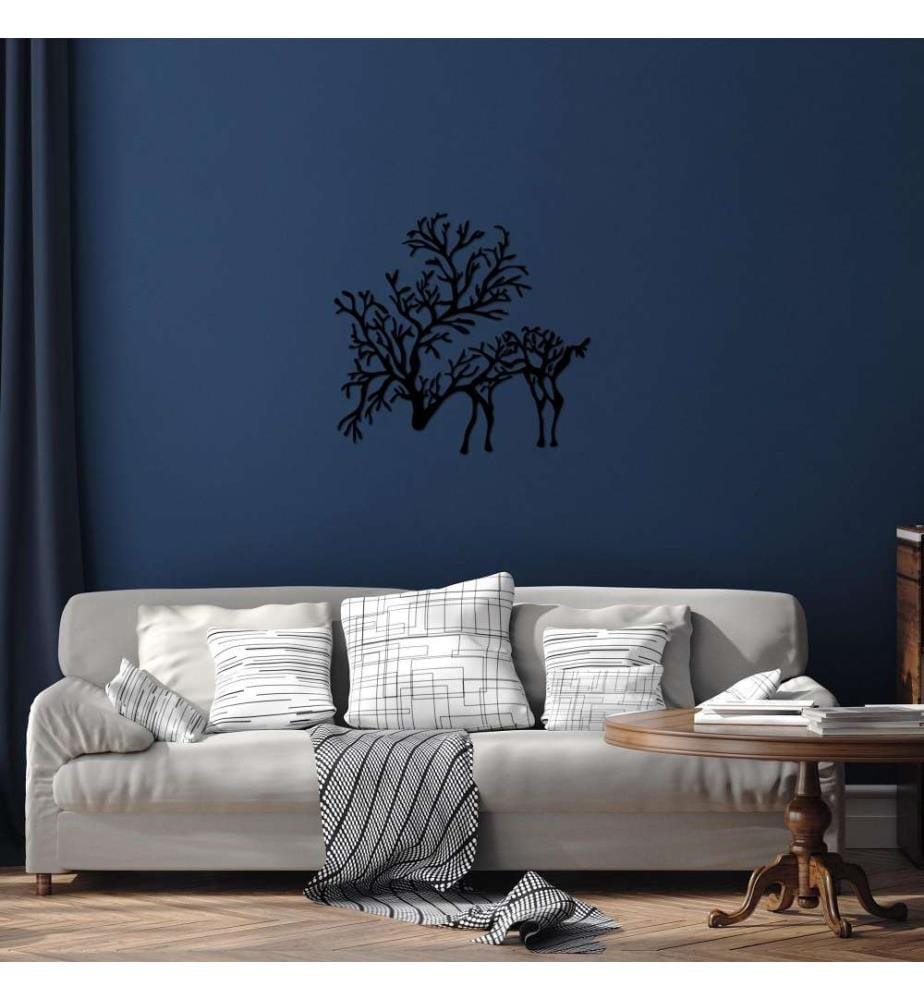 Decorative Metal Wall Accessory, Black, Metal