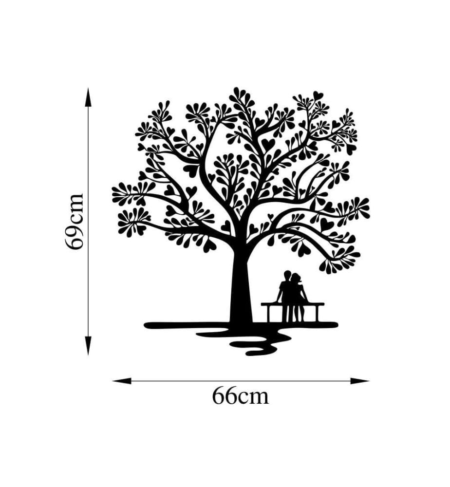 Decorative Metal Wall Accessory, Black, Metal