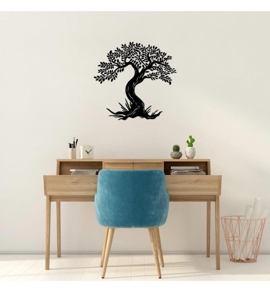 Decorative Metal Wall Accessory, Black, Metal