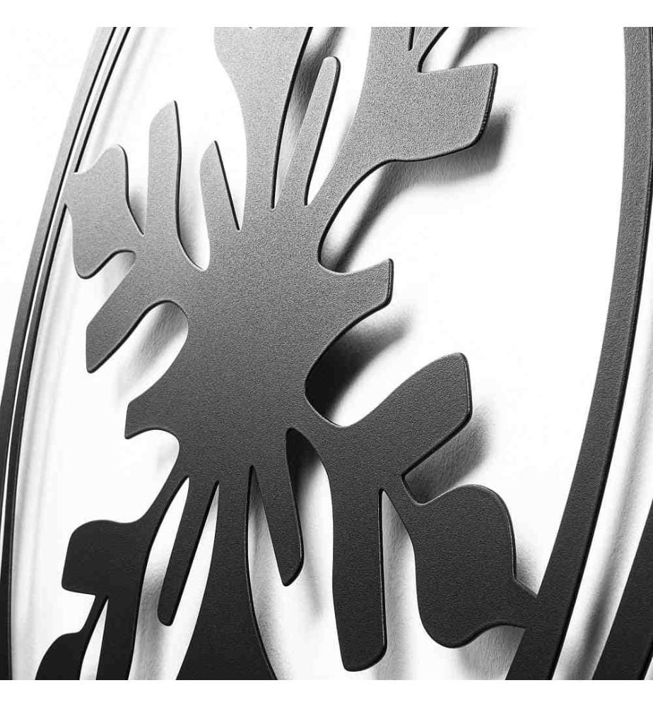 Decorative Metal Wall Accessory, Black, Metal
