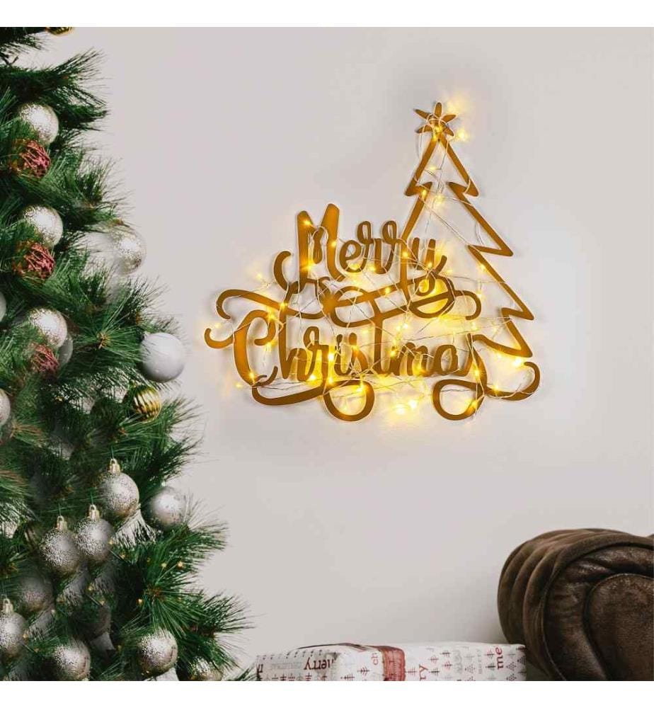 Decorative Metal Wall Accessory, Gold, Metal