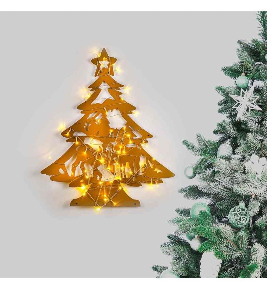 Decorative Metal Wall Accessory, Gold, Metal