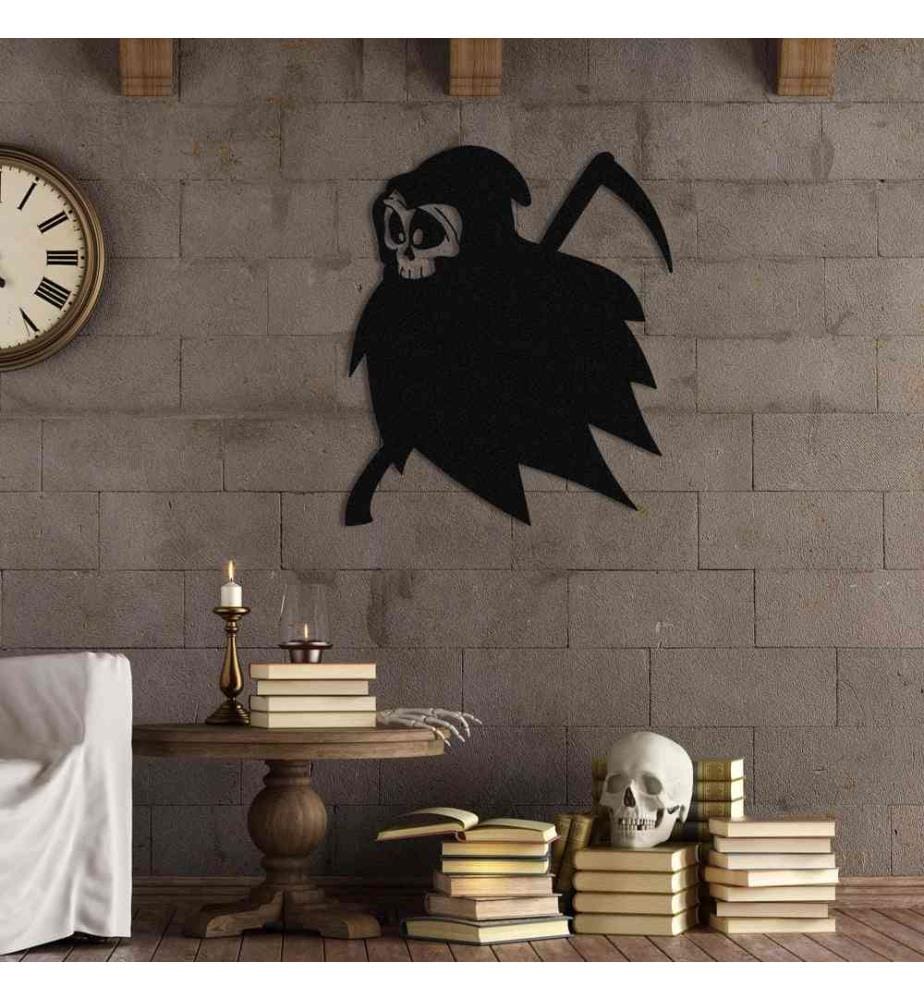 Decorative Metal Wall Accessory, Black, Metal