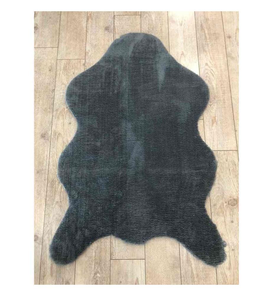 Teppichboden, 80 x 120, , Dunkelgrau, Polyester, 20 mm Florhöhe