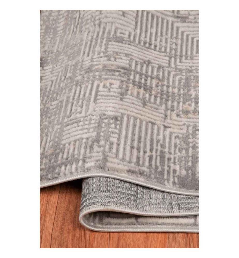 Hall Carpet, Grey, 100% Polyester, 120 x 350 cm
