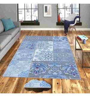 Teppich, Mehrfarbig, 100% Polyester, 120 x 180 cm