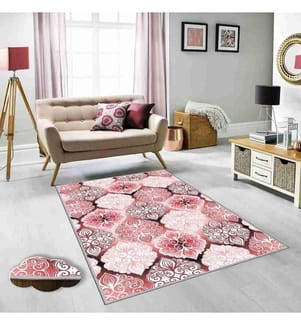 Teppich, Mehrfarbig, 100% Polyester, 80 x 120 cm