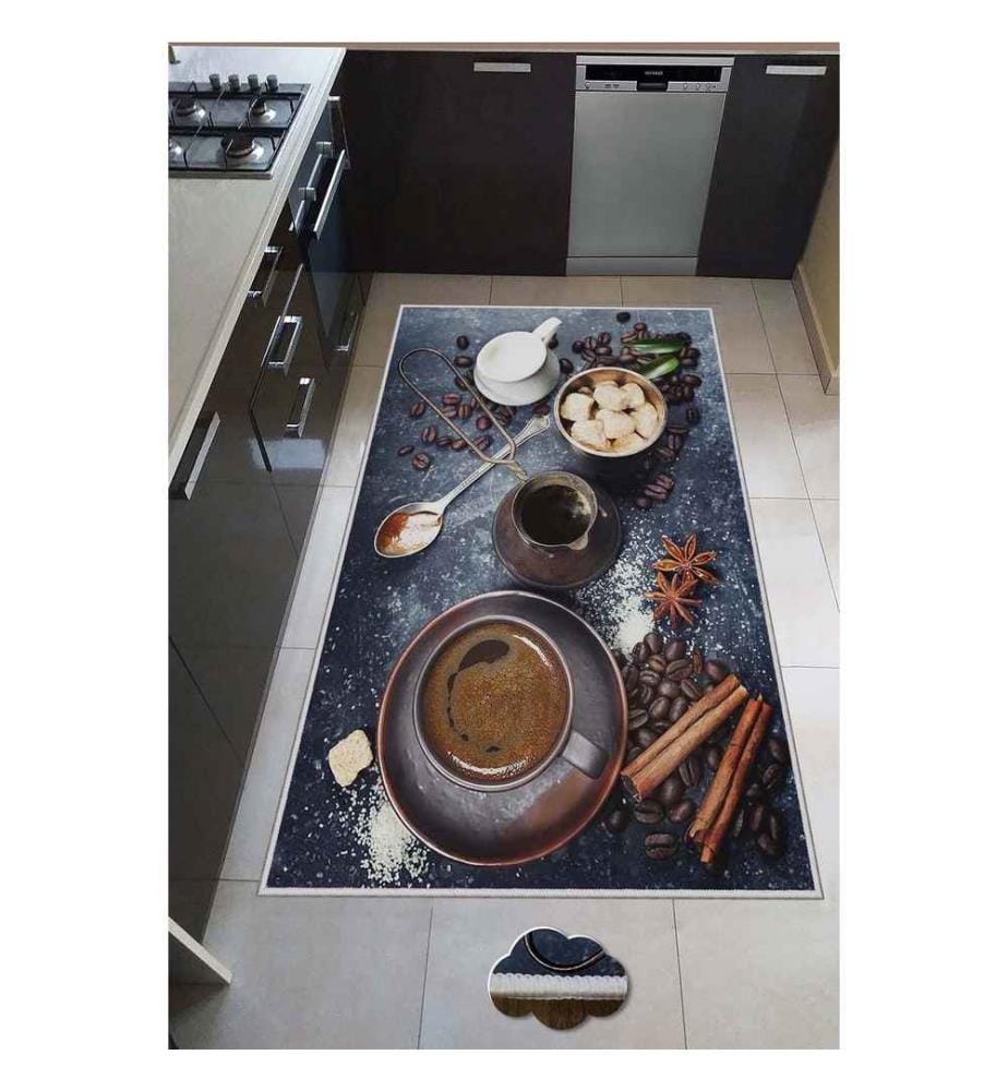 Teppich, Mehrfarbig, 100% Polyester, 120 x 180 cm