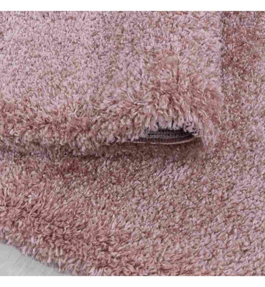Tappeto, Rosa, 100% poliestere, 120 x 120 cm