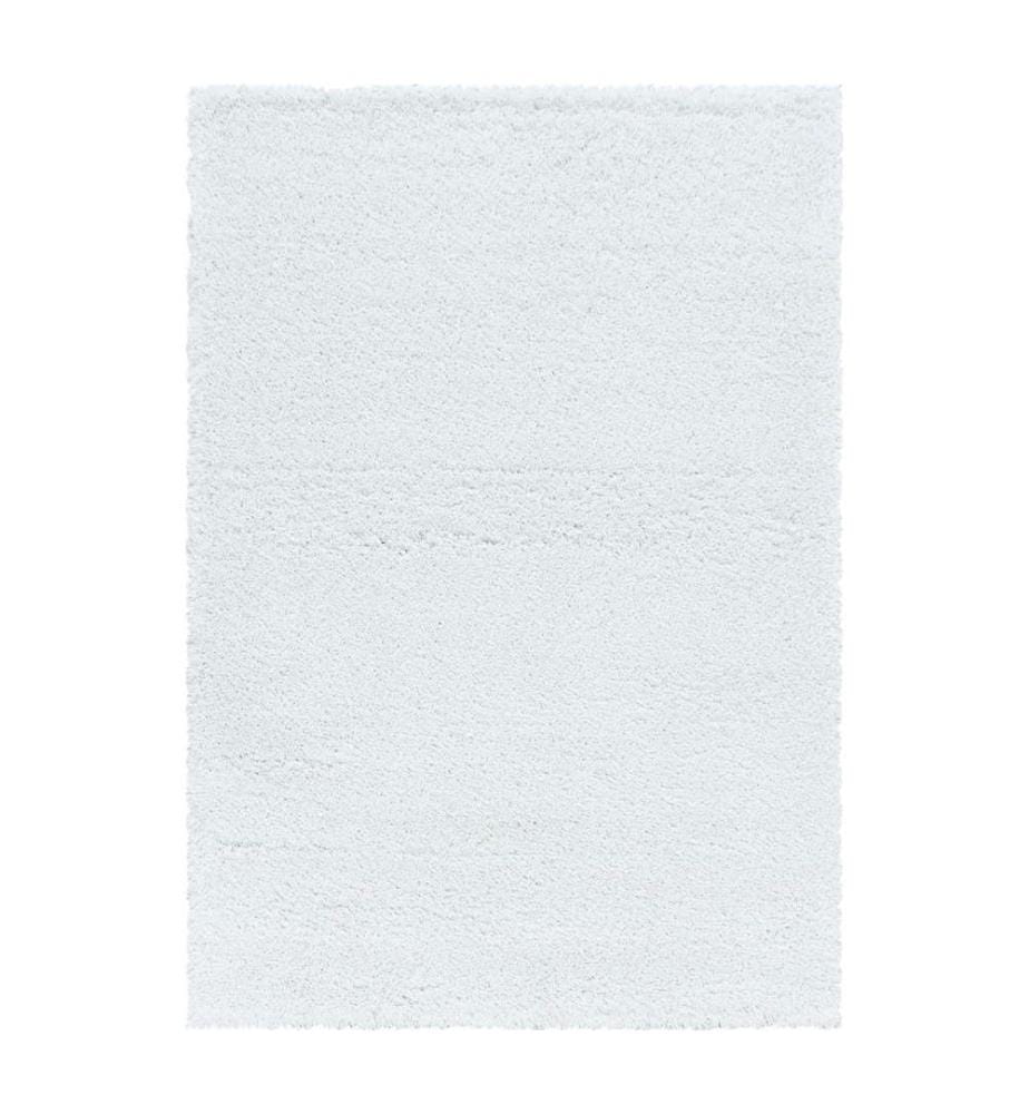 Tappeto, Bianco, 100% poliestere, 140 x 200 cm