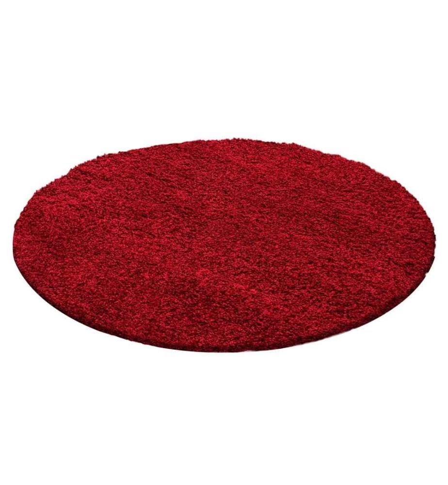 Tappeto, Rosso, 100% polipropilene, Diametro: 120 cm