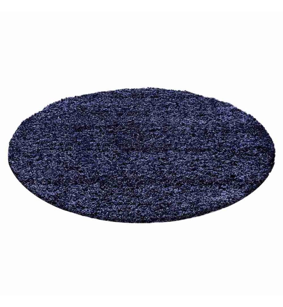 Tappeto, Blu marino, 100% polipropilene, Diametro: 160 cm