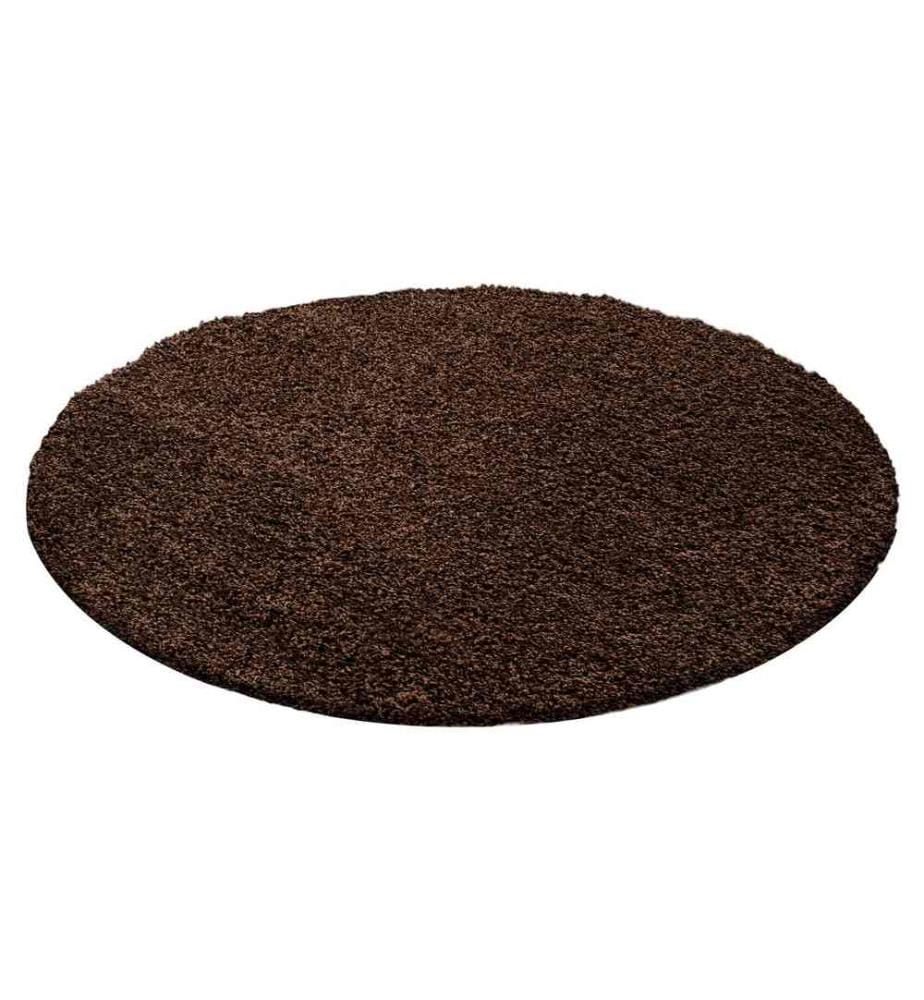 Tappeto, Marrone, 100% polipropilene, Diametro: 200 cm