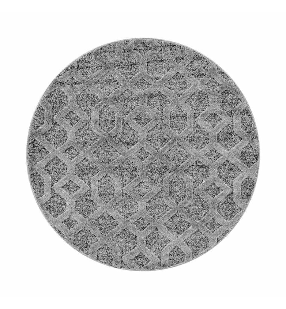Tappeto, Grigio, 100% polipropilene, 120 x 120 cm