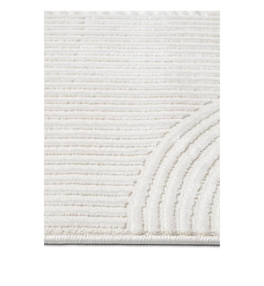 Tappeto, Grigio, Bianco, 100% poliestere, 80 x 150 cm