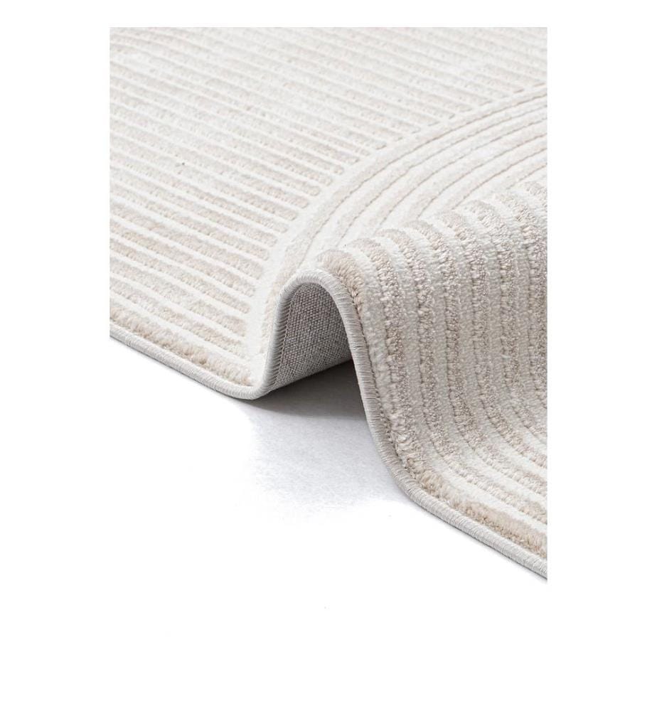 Tappeto, Grigio, Bianco, 100% poliestere, 80 x 150 cm