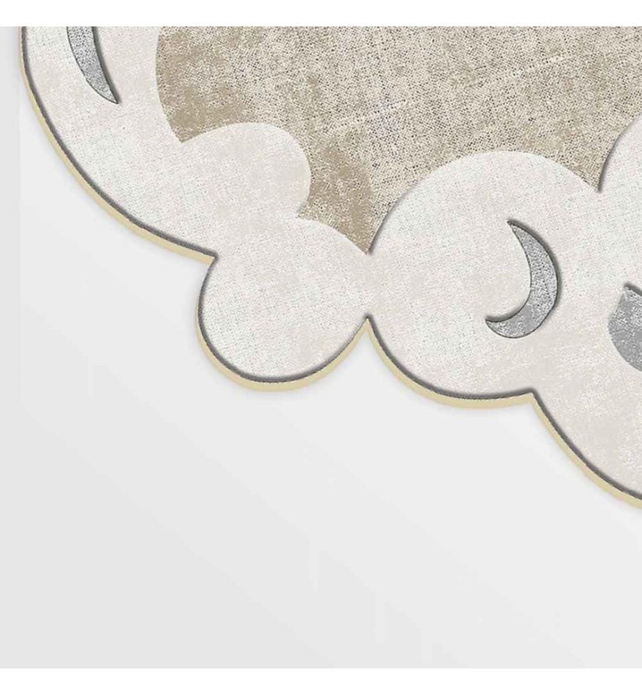 Flurteppich, 80 x 150, , Creme, Polyester, 1200 gr-m²,