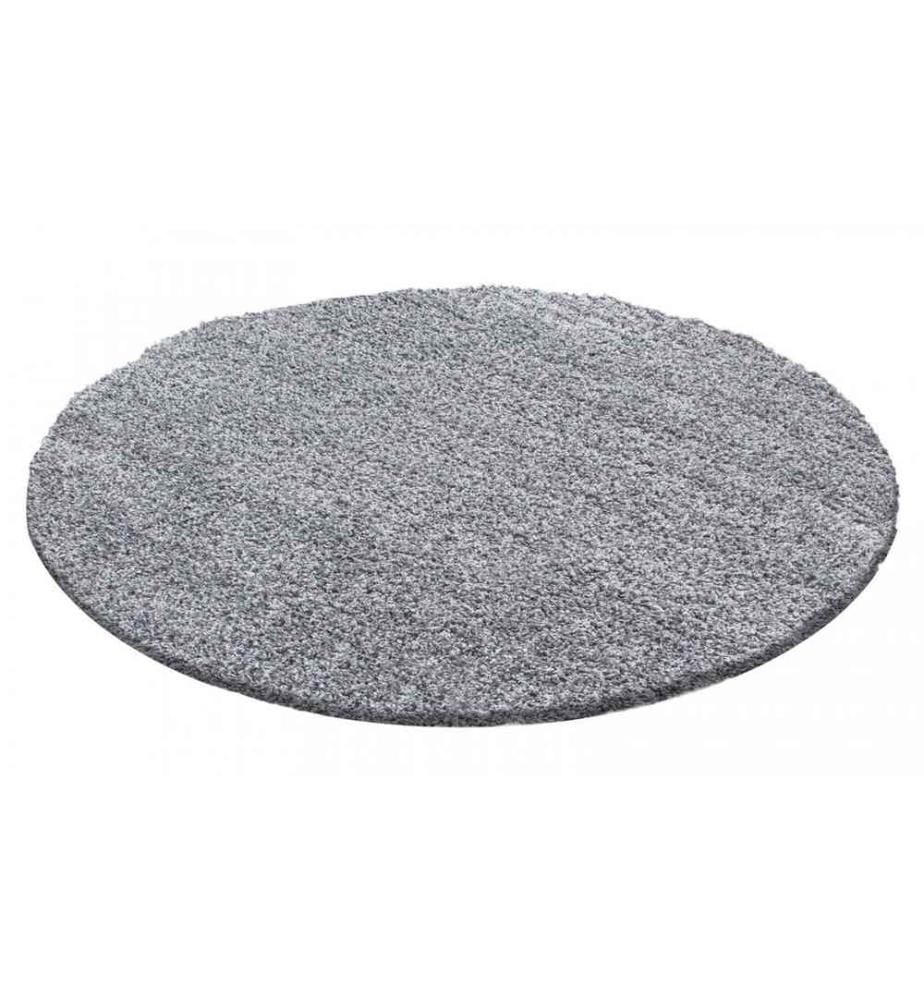 Tappeto, Grigio chiaro, 100% polipropilene, Diametro: 80 cm