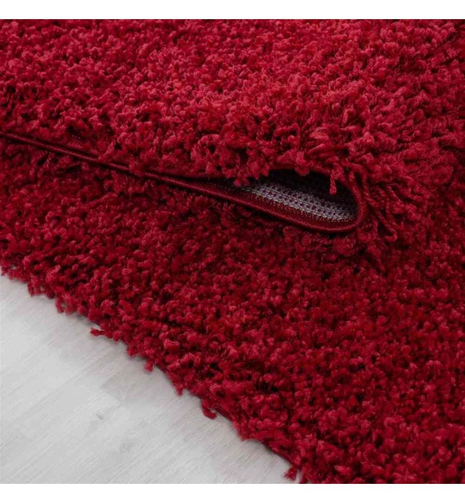 Tappeto da sala, rosso chiaretto, 100% polipropilene, 80 x 150 cm